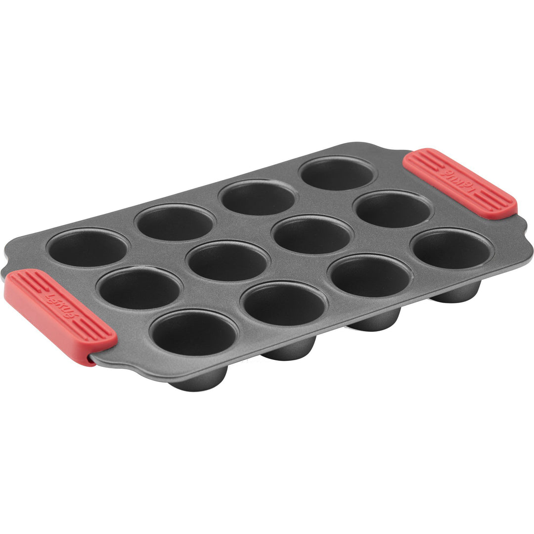 Lékué Lékué Non-stick 12 minimuffins, grå – frontbillede (Muffinsform)