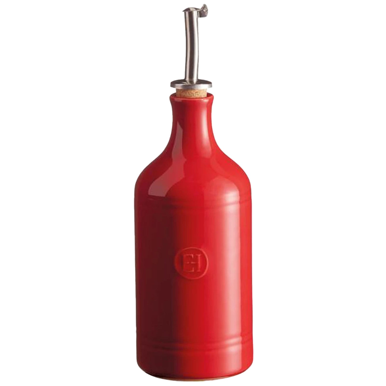Emile henry Emile Henry Olivenolieflaske 0,4 liter, rød – produktfoto (Olie- og eddikeflaske)