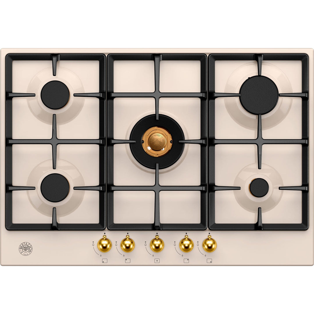 Bertazzoni Bertazzoni P755CHERAG Heritage gaskomfur, 75 cm ❤ produktbillede (Gaskogeplade)