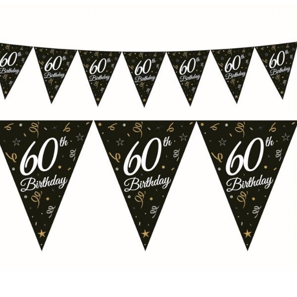 Produktbillede af Beauty&Charm Papirguirlande Med Flag 60 28 x 270 Cm på tilbud i brug