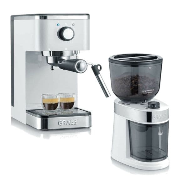 Graef Espressomaskine/kværn, Hvid ❤ Kæmpe udvalg i Graef ❤ Billig fragt og hurtig levering 2 - 5 hverdage - Varenummer: BAR-757663 / Ean: &