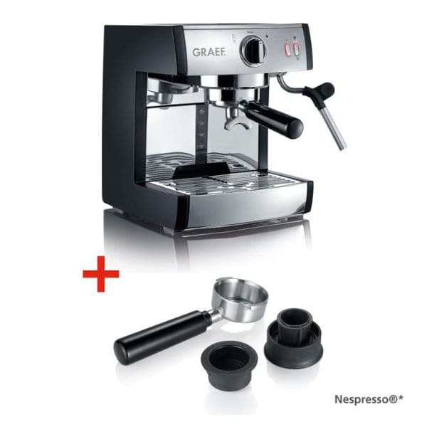 Graef Espressomaskine Pivalla+Nespresso ❤ Kæmpe udvalg i Graef ❤ Billig fragt og hurtig levering 2 - 5 hverdage - Varenummer: BAR-757666 / Ean: '4001627010737 på lager - Udsalg på Køkken | Køkkenmaskine | Øvrige køkkenmaskiner Spar op til 57% - Over 1112 kendte brands på udsalg