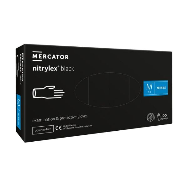 Produktbillede af Nitrilhandske Protect M Nitril Pudderfri 100 Stk. på tilbud – premium kvalitet og detaljer