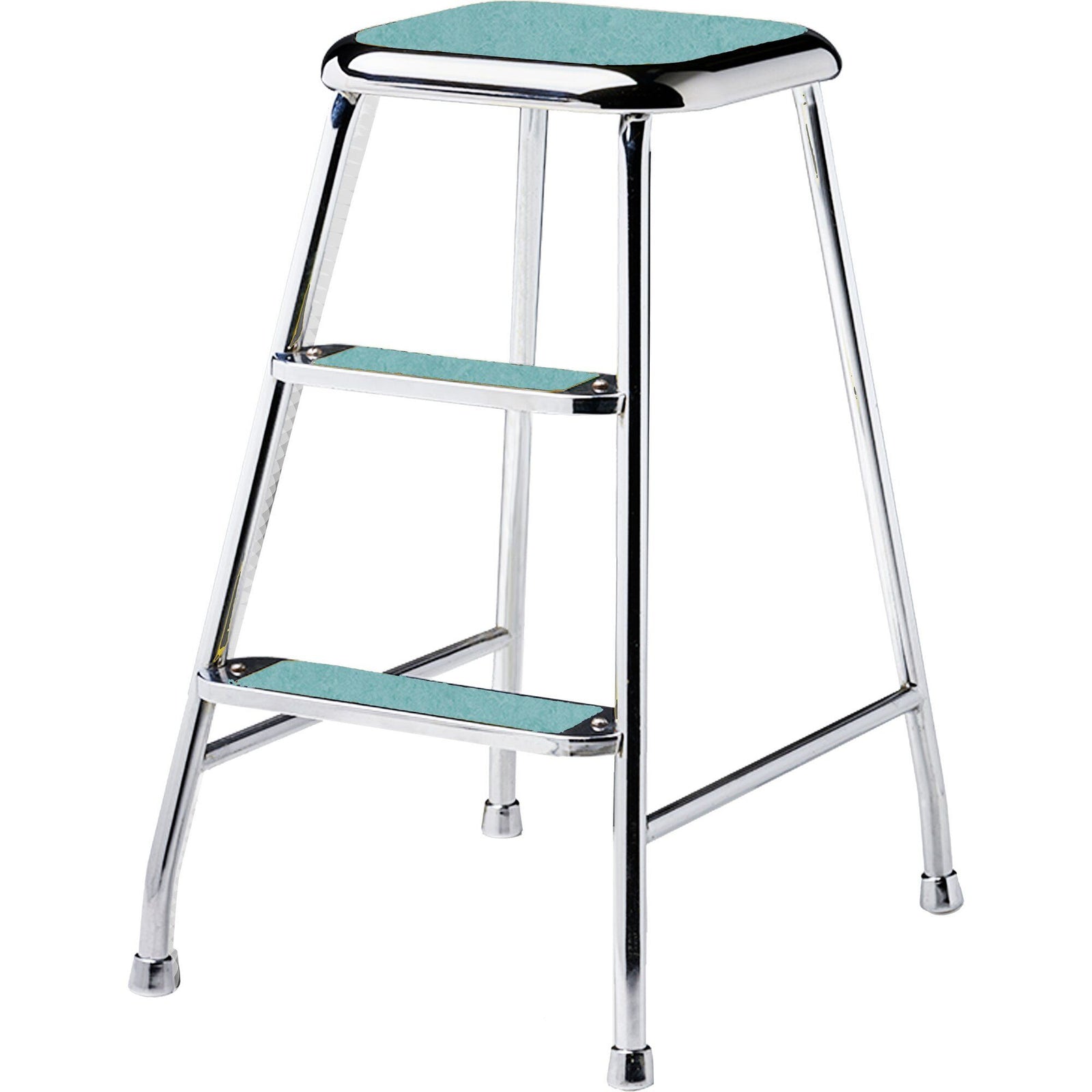 Lindqvistpallen Lindqvistpallen Lindqvist-skamlen, krom/aqua – close-up (Palle)