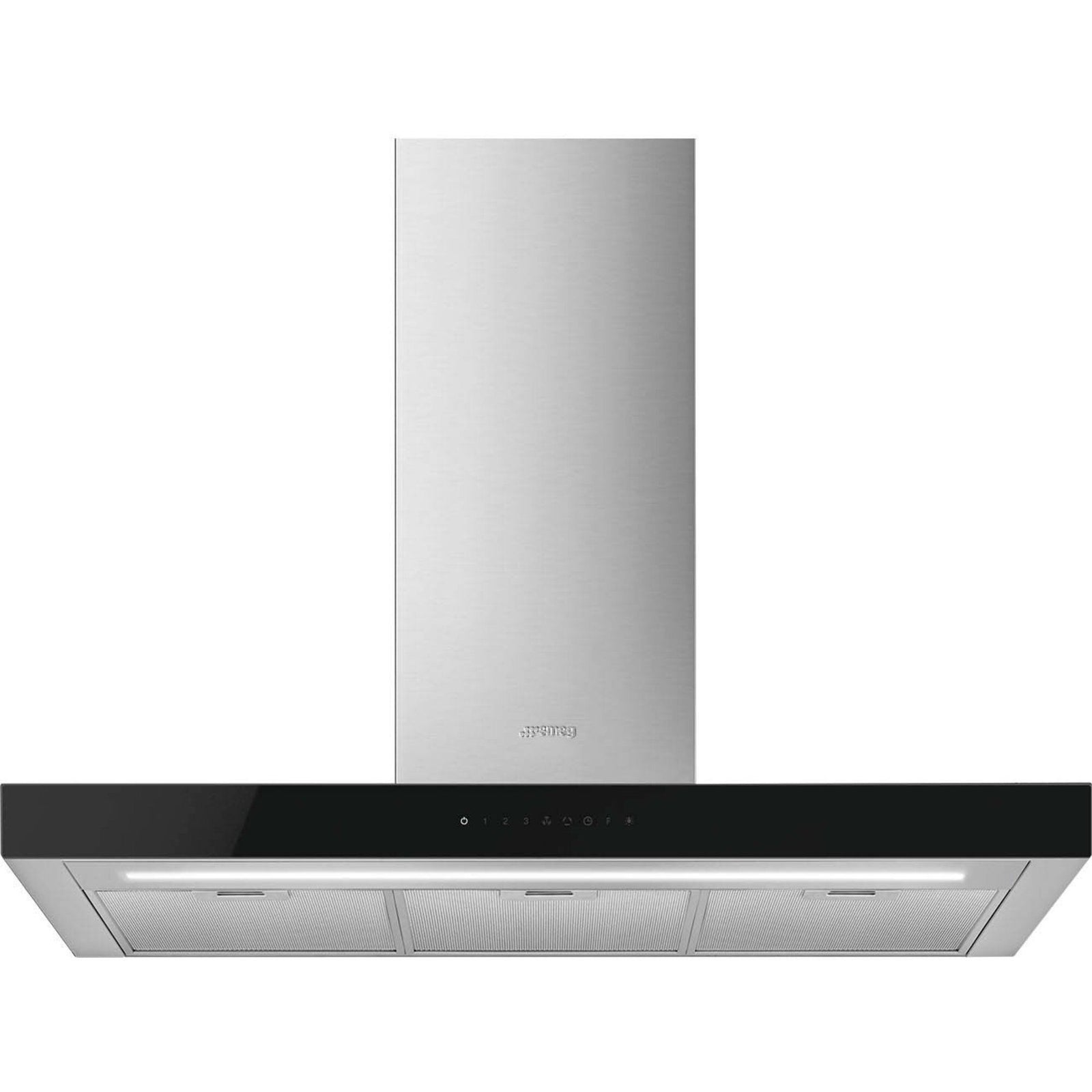 Smeg Smeg KBT9L4VN vægmonteret emhætte 90 cm, rustfrit stål/glas – billede i brug (Emhætter)