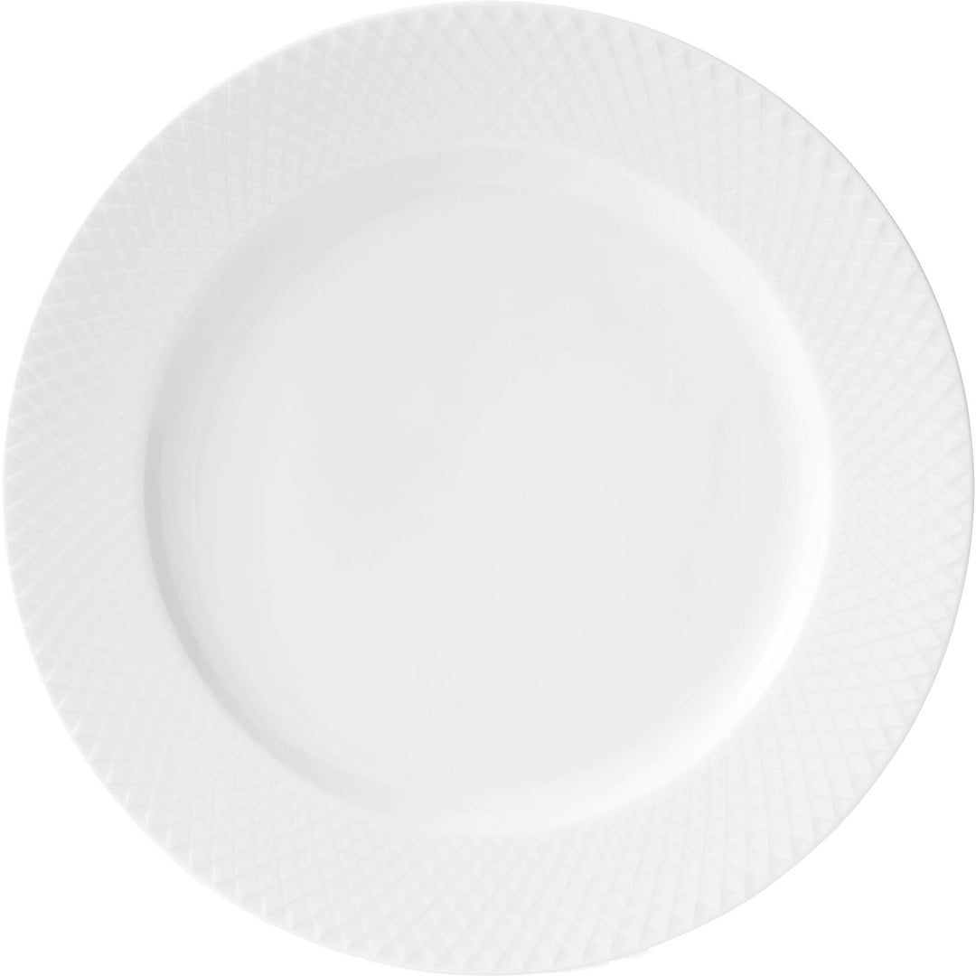 Lyngby porcelæn Lyngby porcelæn Rhombe middagstallerken – vinkelbillede (Madtallerken)