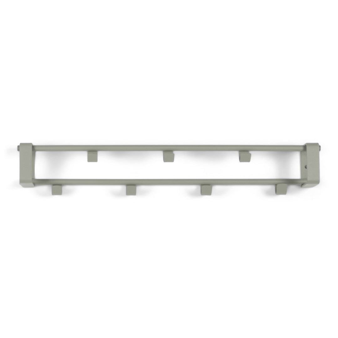 SPINDER DESIGN Rex knagerække m. 7 knager støvgrønt stål 60x10