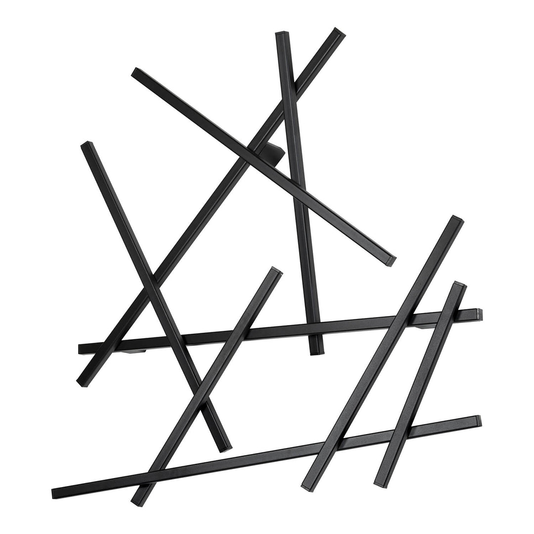 SPINDER DESIGN Matches knagerække sort stål
