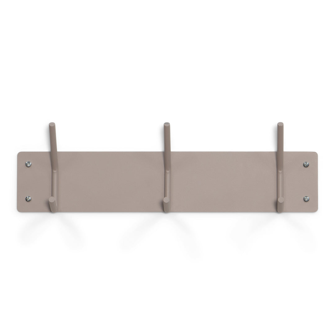 SPINDER DESIGN Fusion knagerække m. 3 dobbelt-knager taupe pulverlakeret stål