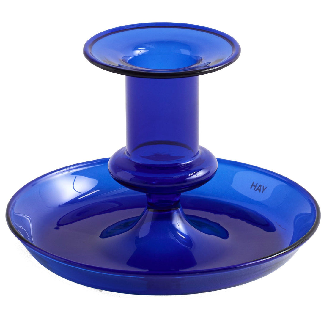 Hay Hay Flare lysestage, mørkeblå ❤ billede i brug (Lysestage)