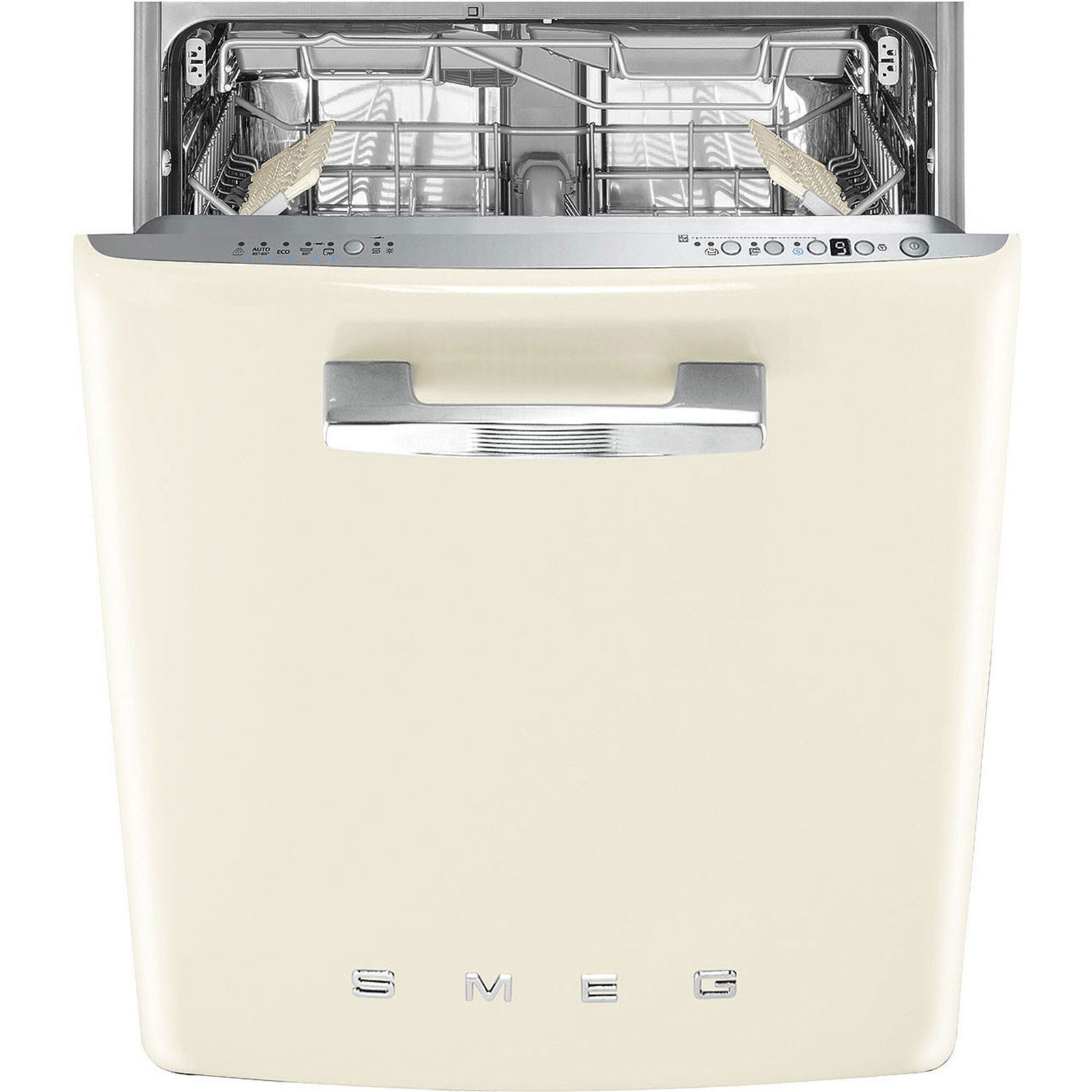 Smeg Smeg STFABCR3 opvaskemaskine til underbygning, creme – produktvisning (Opvaskemaskiner)