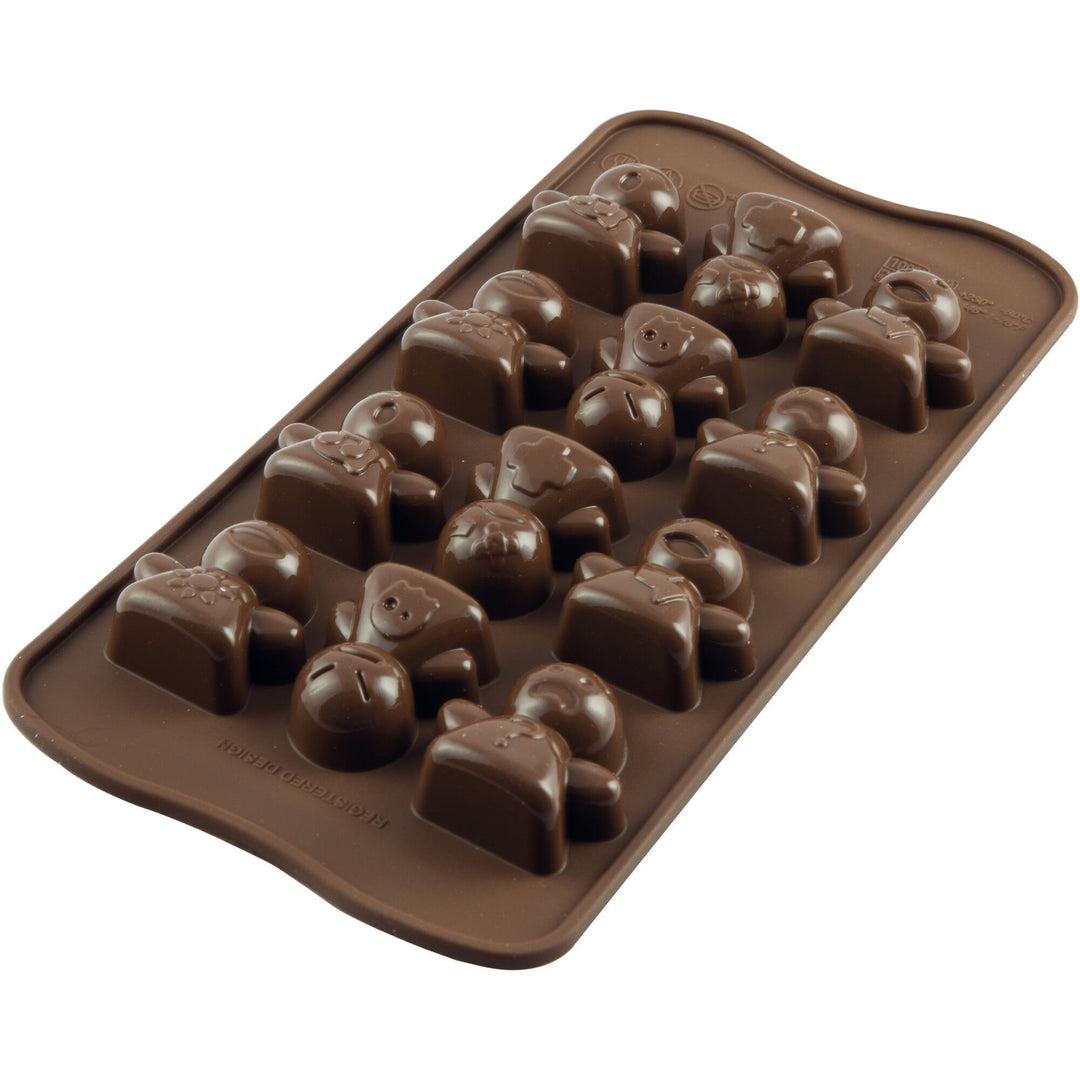 Silikomart Silikomart Easy Choc Pralineform silikone, Mood ❤ detaljebillede i kategorien Siliconeform