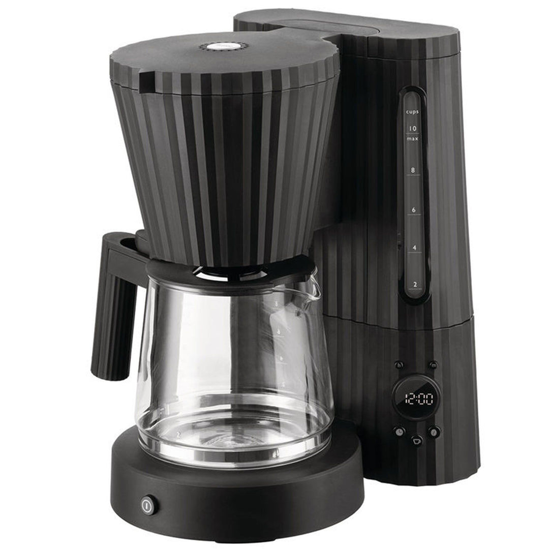 Alessi Alessi Plissé kaffemaskine, sort – produktfoto (Kaffemaskiner)