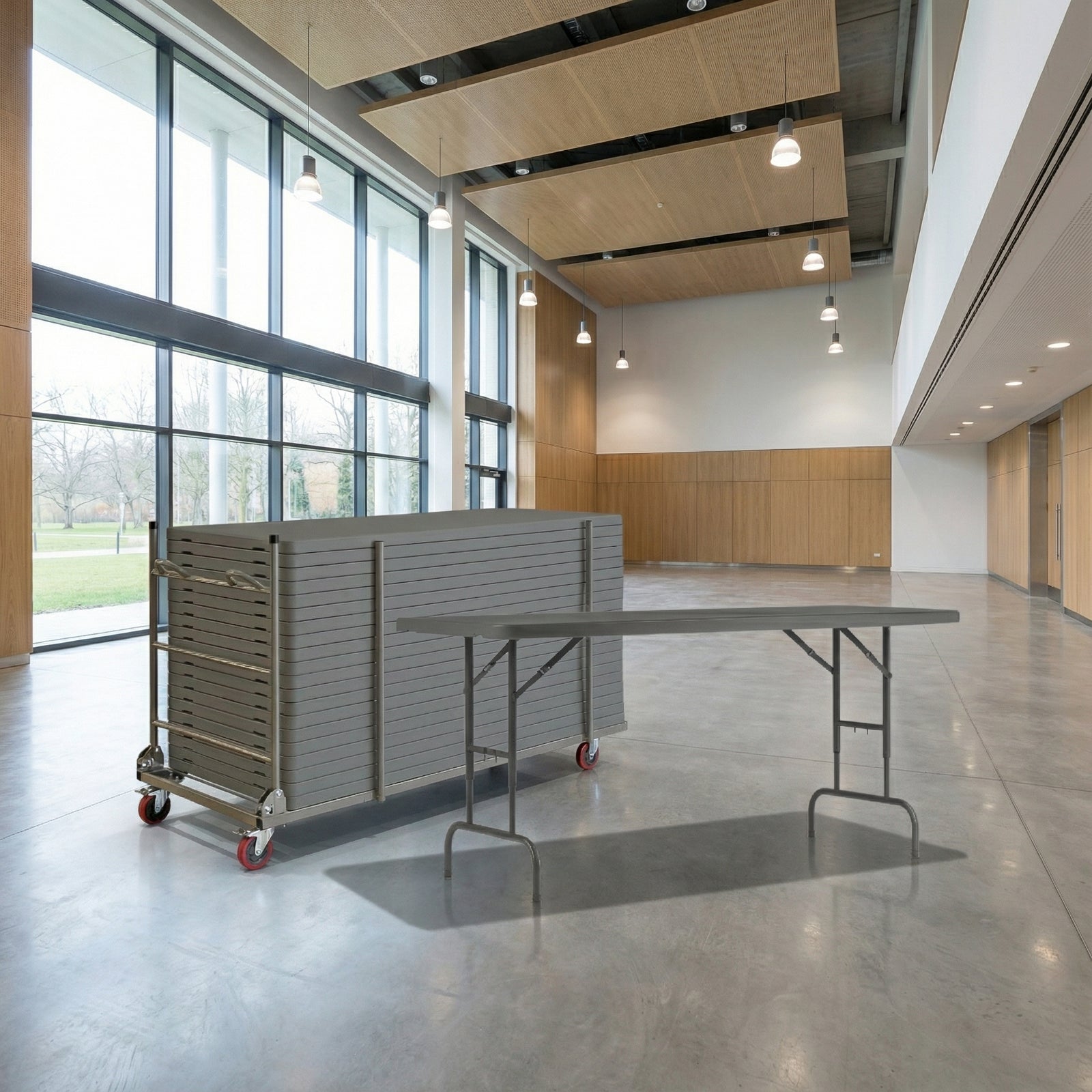 Produktbillede af 20 Zown XL180 Arbejdsborde inkl. bordvogn på tilbud