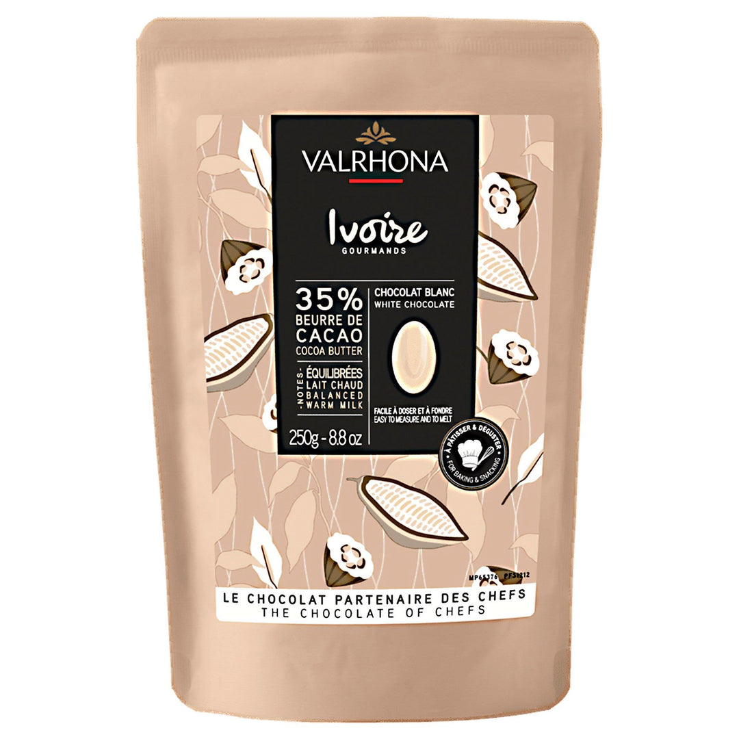 Valrhona Valrhona Ivoire 35%, 250 g – produktvisning (Chokolade)
