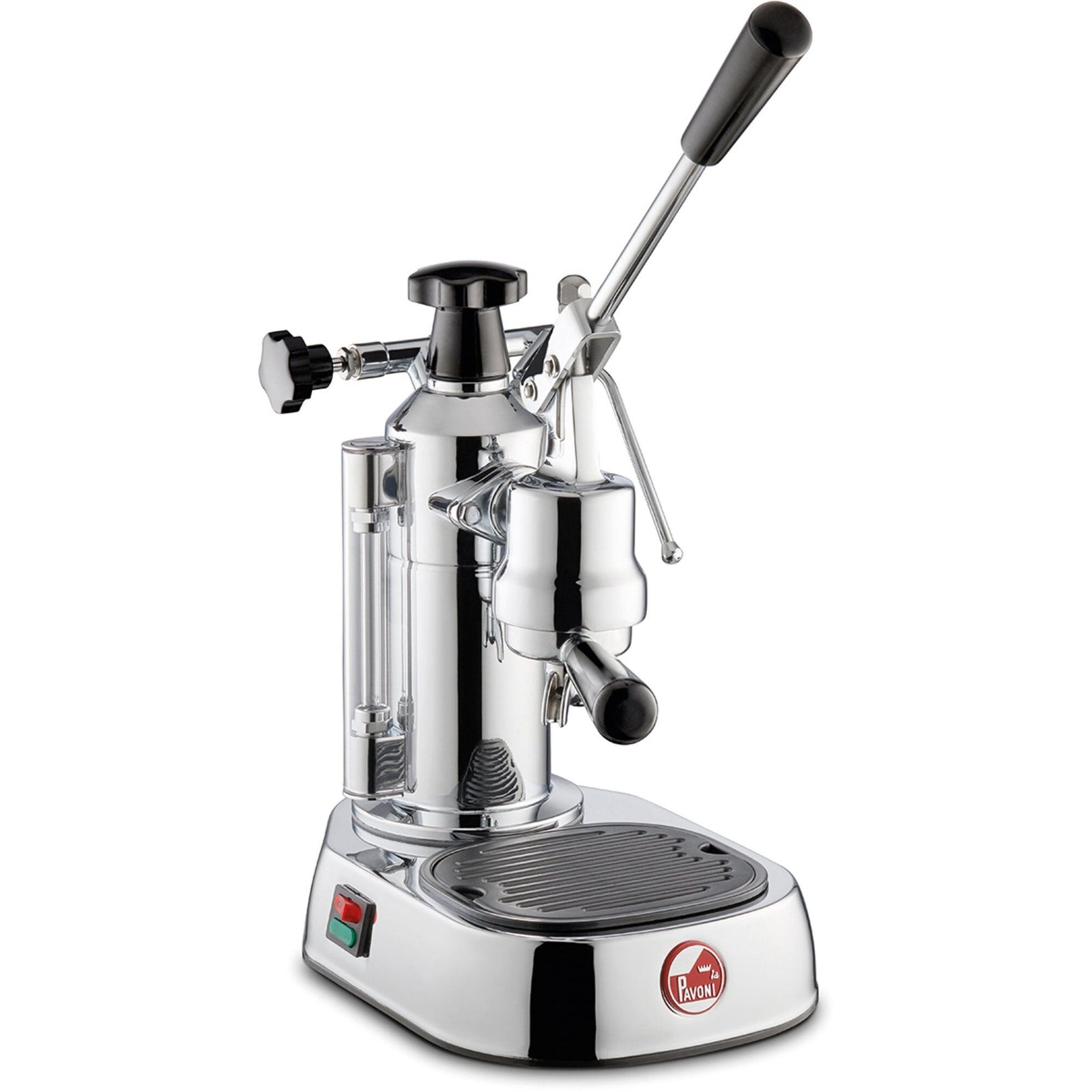La pavoni La pavoni Europiccola Lusso Espressomaskin 0,8 liter Rustfrit stål, sort håndtag LPLELQ01EU – vinkelbillede…