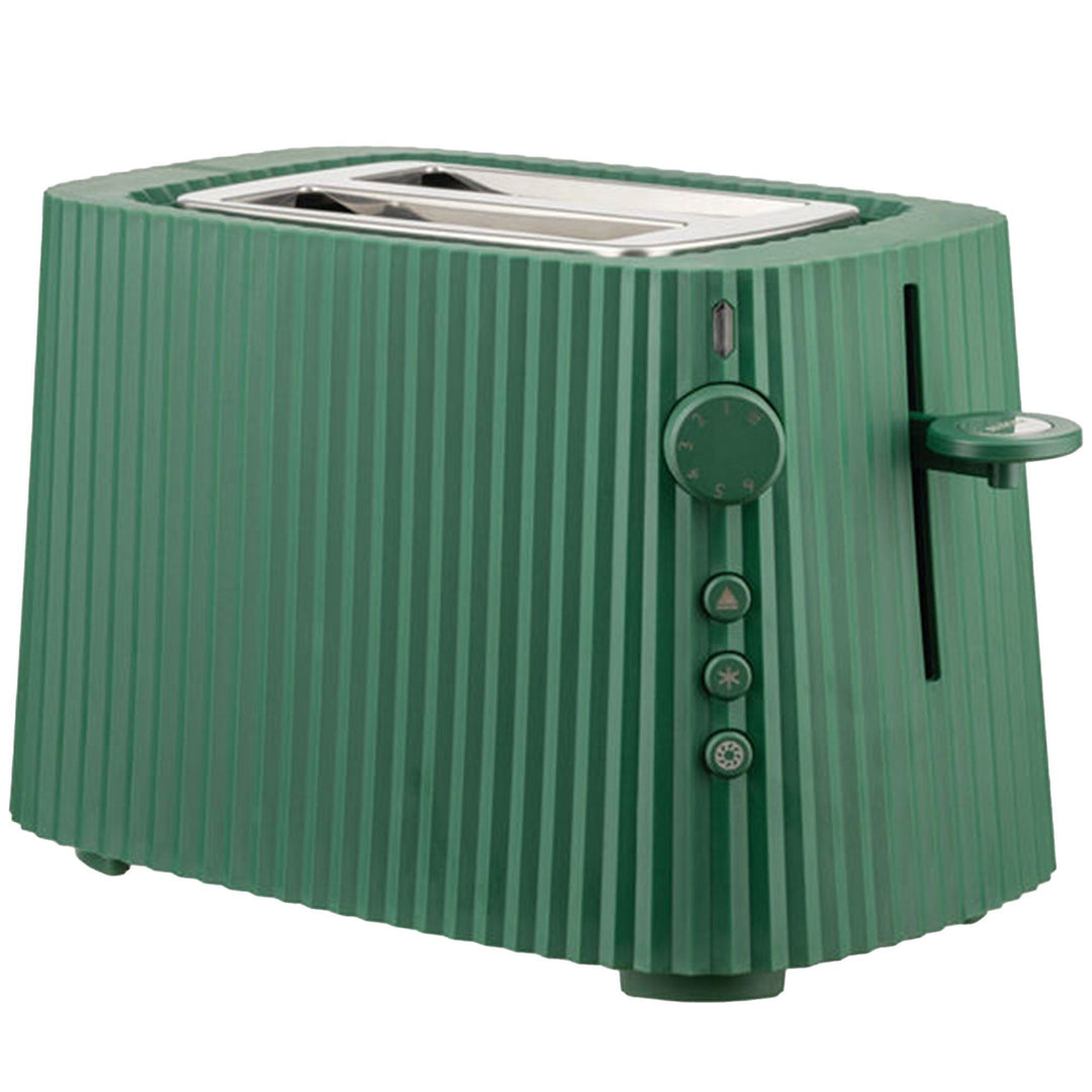 Alessi Alessi Plissé brødrister 2 skiver, grøn – frontbillede (Brødristere)