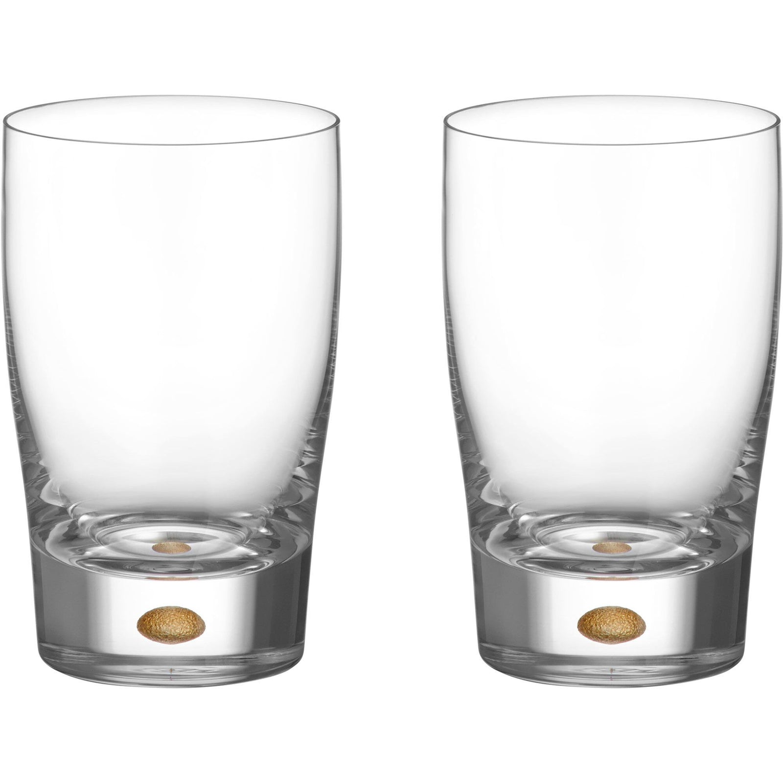Orrefors Orrefors Intermezzo tumbler glas 25 cl 2-pak, guld ❤ billede i brug (Tumblerglas)