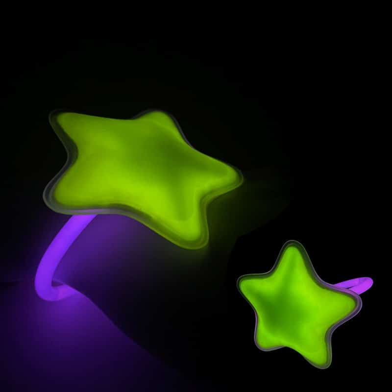 Produktbillede af Køb Armbånd m/Stjerne Selvlysende glow stick på tilbud