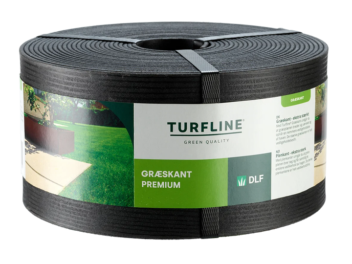 Turfline Græskant premium Sort 8 m x 12,5 cm