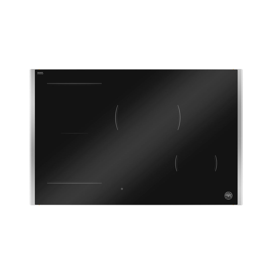 Bertazzoni Bertazzoni P784I1M30XP Premium induktionskogeplade 78 cm med stålram, 4 zoner ❤ produktfoto (Induktionskogeplade)
