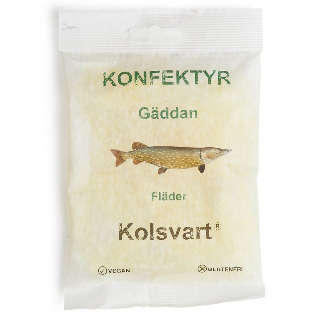 Kolsvart Kolsvart Gedden, 120 g – detaljebillede (Slik)