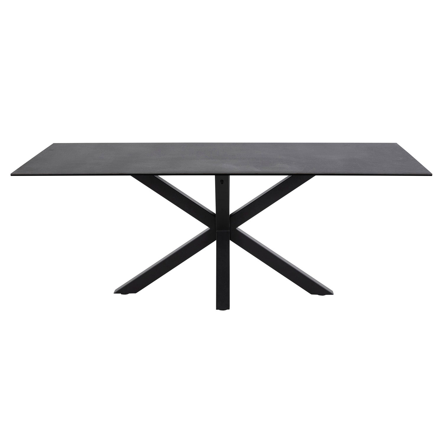 Produktbillede af ACT NORDIC Heaven spisebord sort glas/keramik og sort metal 160x90 i premium kvalitet