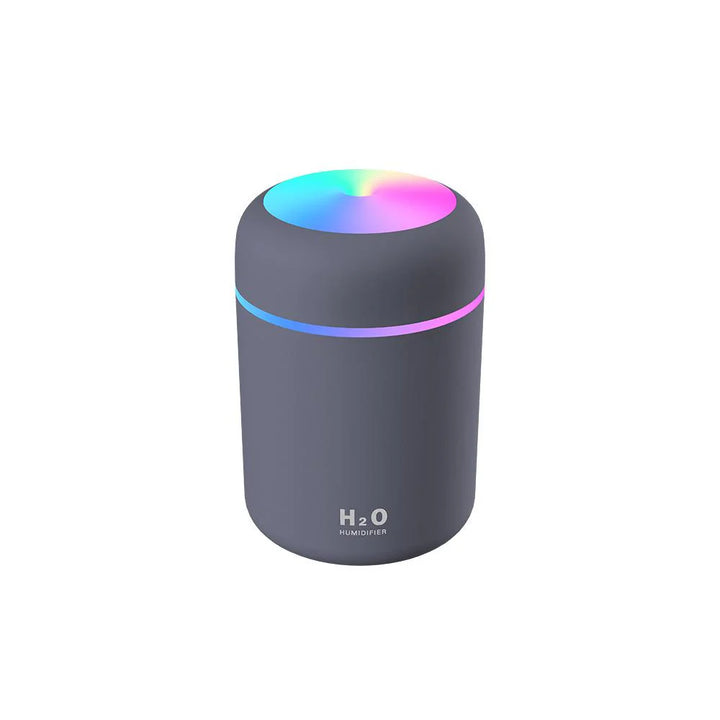 H2O Luftfugter / Humidifier m. LED Lys (Fås i flere farver) Mørkegrå
