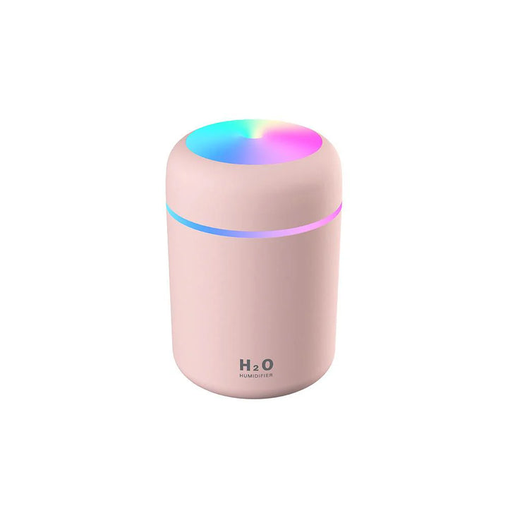 H2O Luftfugter / Humidifier m. LED Lys (Fås i flere farver) Pink