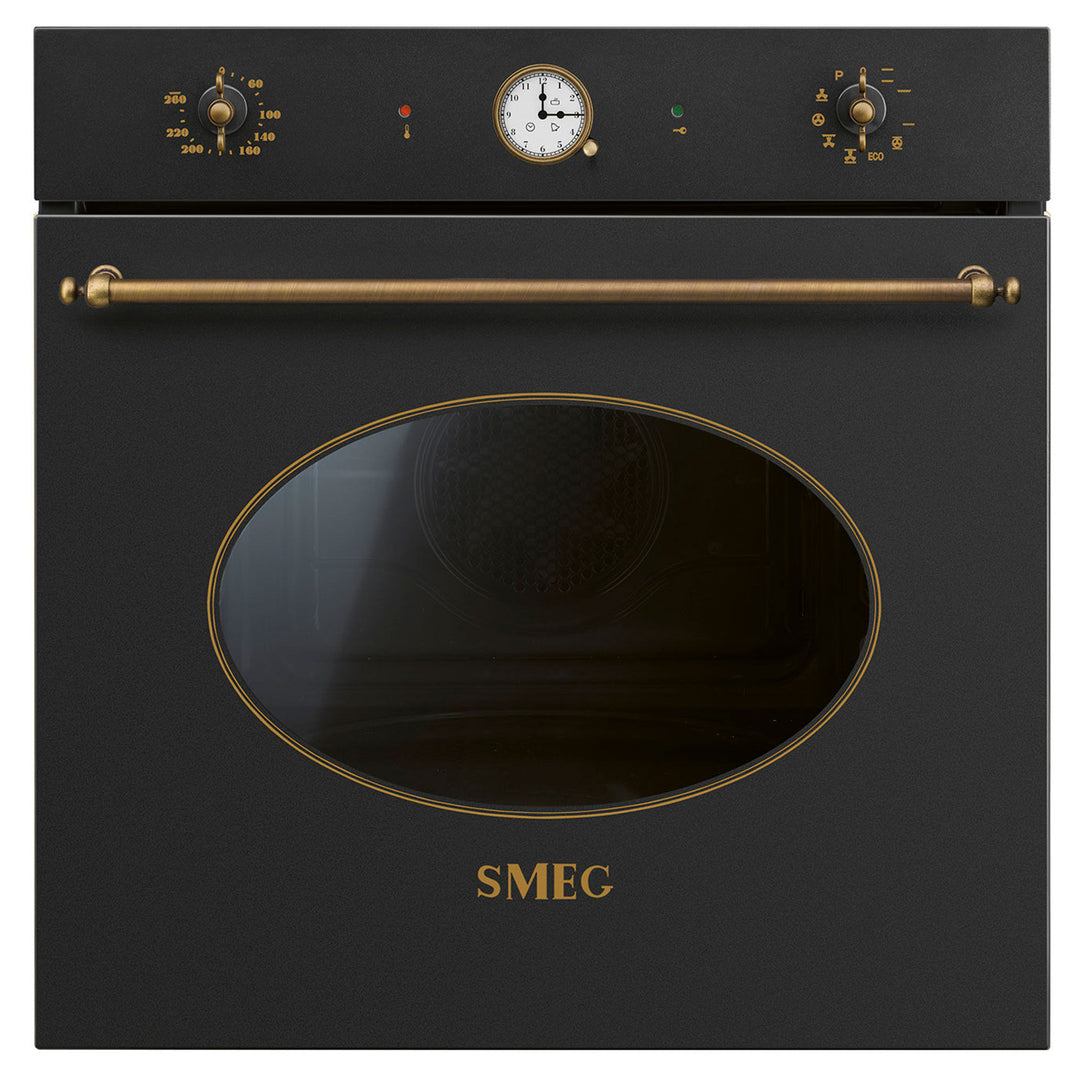 Smeg Smeg SFP68C1TAO indbygningsovn med pyrolyse 60 cm, antracit – detaljebillede (Ovn)