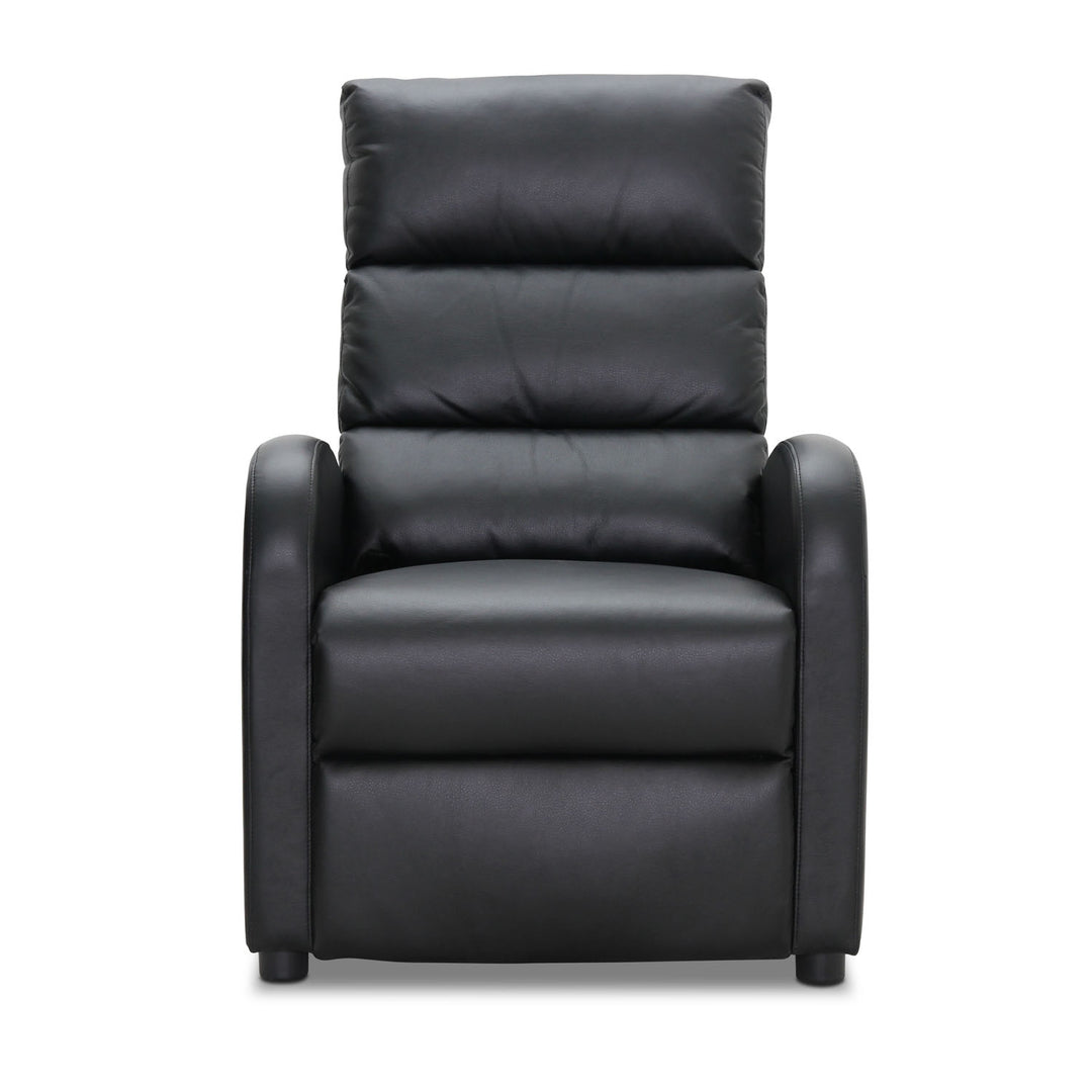HAGA Berlin recliner lænestol sort PU og plastik