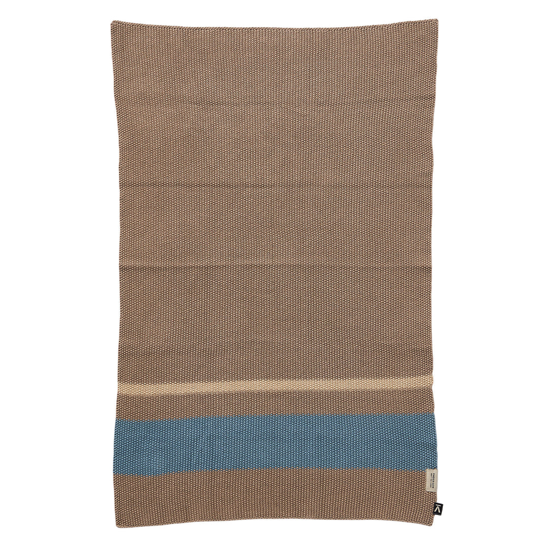 Andersen Andersen Køkkenhåndklæde 50 x 80 cm, beige/blå – vinkelbillede (Køkkentekstiler)