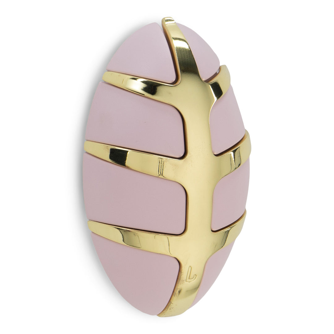 SPINDER DESIGN Bug knagerække m. 7 kroge lyserød metal