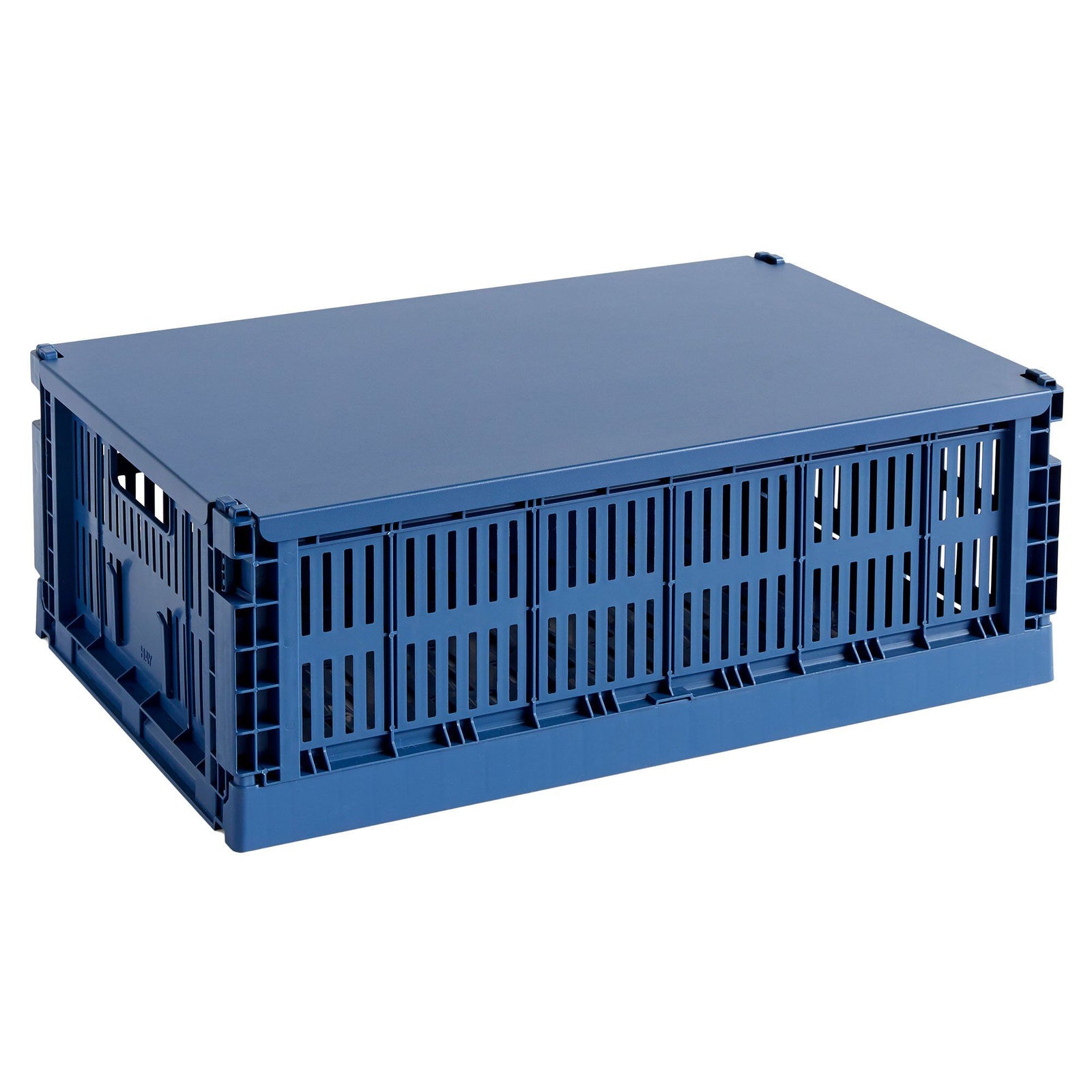 Hay Hay Låg, Colour Crate, dark blue, large ❤ produktfoto i kategorien Opbevaringsboks