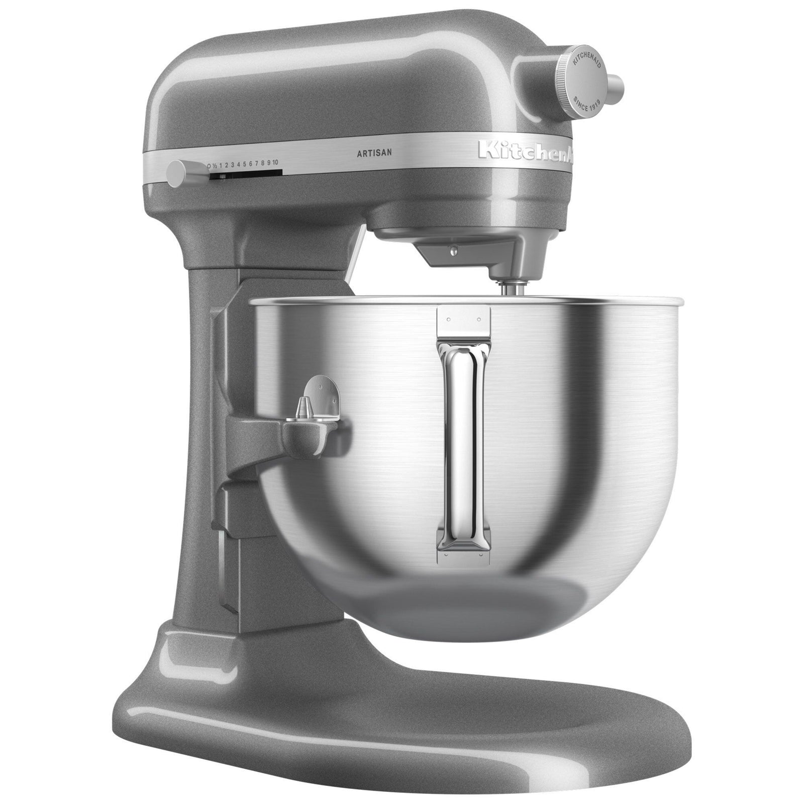 Kitchenaid Kitchenaid Artisan 5KSM70SHXE røremaskine 6,6 liter, medallion silver – produktbillede (Røremaskiner)