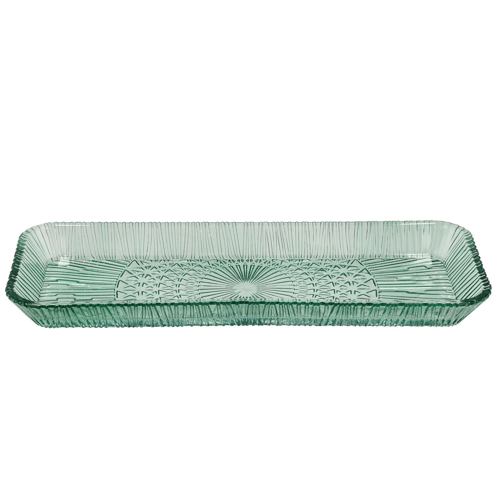 Bitz Bitz Kusintha Serveringsfad 38 x 14 cm, grøn – detaljebillede (Serveringsfad)