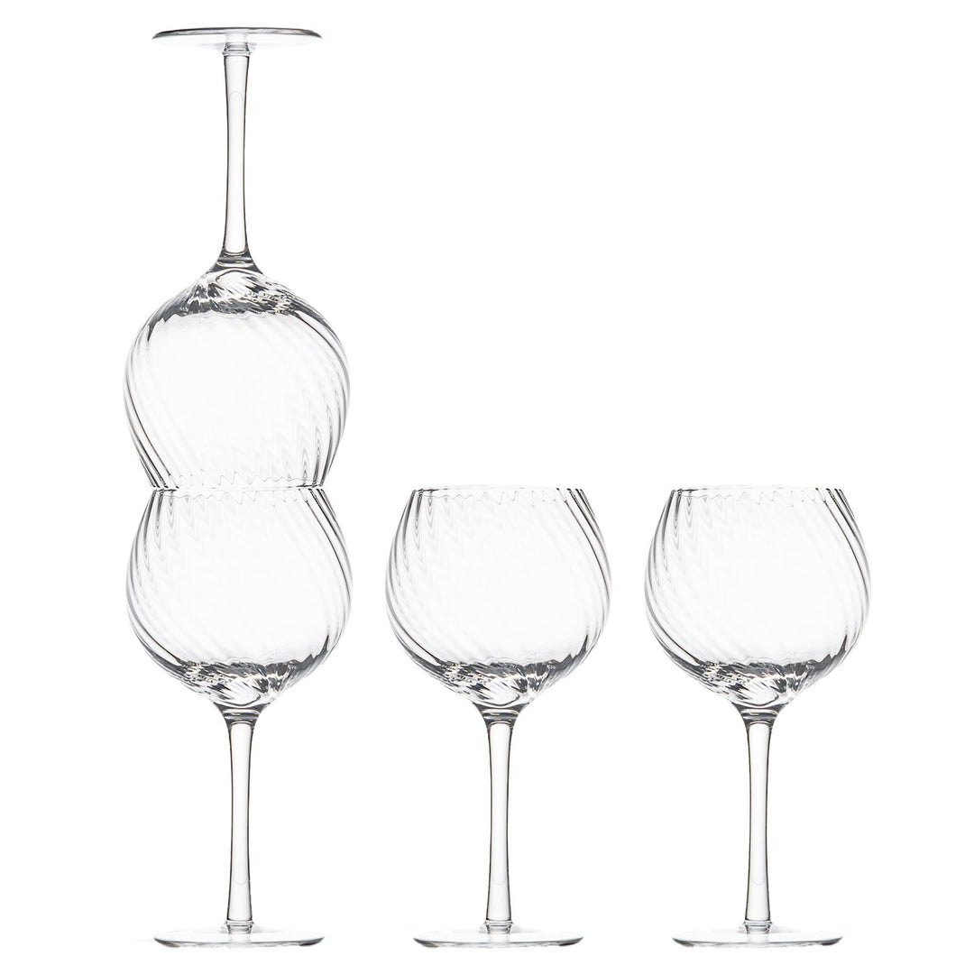 Byon Byon Opacity vinglas 47 cl, klar, 4-pack ❤ frontbillede (Vinglas)