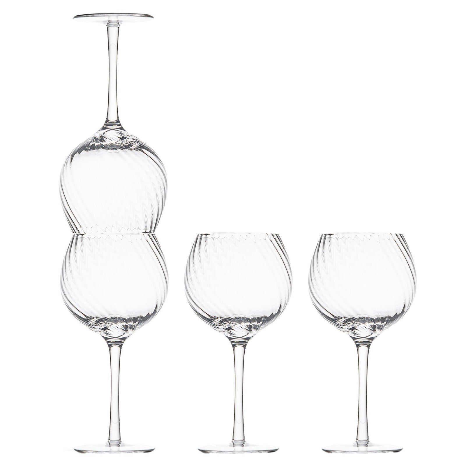 Byon Byon Opacity vinglas 47 cl, klar, 4-pack ❤ frontbillede (Vinglas)