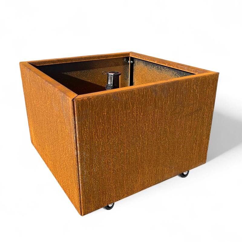 Produktbillede af THOR Parasolfod på hjul Cortenstål på tilbud i høj kvalitet