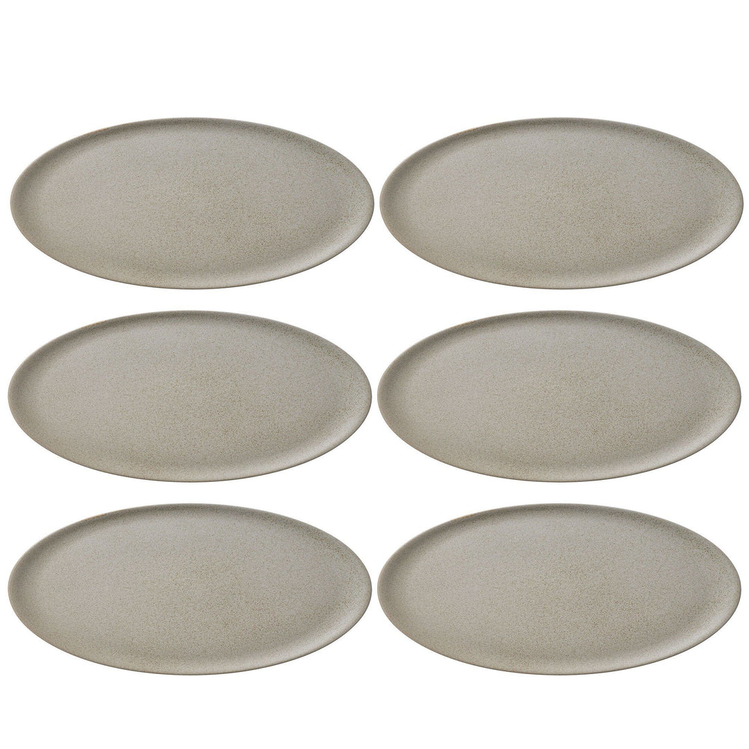 Aida Aida RAW middagstallerken 28 cm, beige, 6 stk. – frontbillede (Madtallerken)