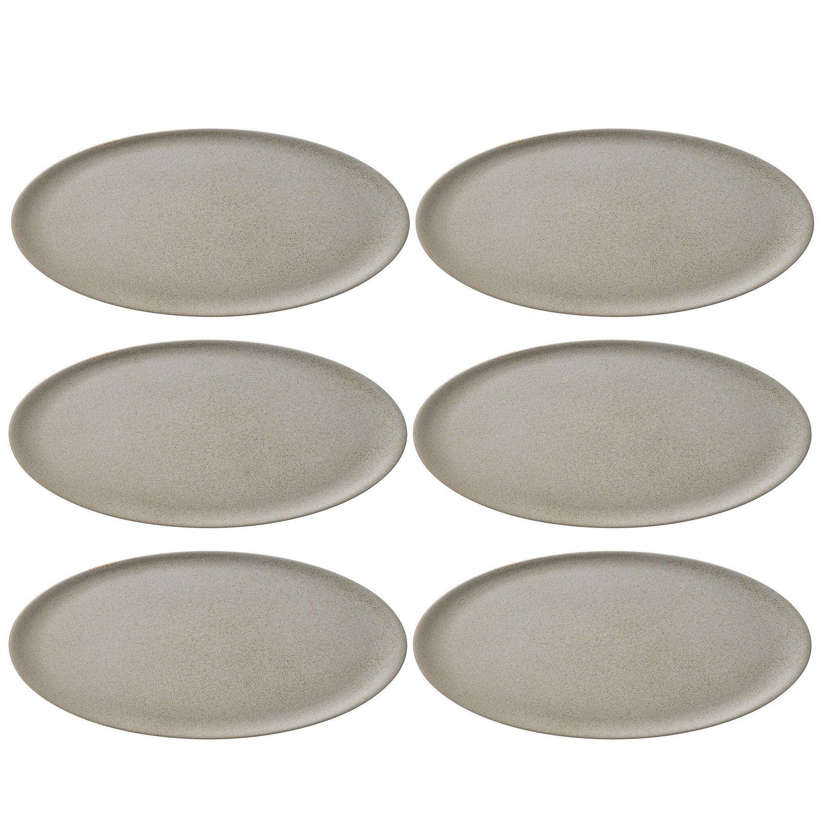 Aida Aida RAW middagstallerken 28 cm, beige, 6 stk. – frontbillede (Madtallerken)