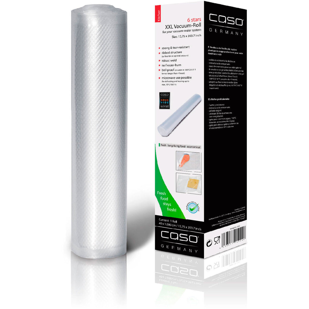 Caso Caso 1 stk. 40x1000cm. Folierulle ❤ detaljebillede (Vakuumposer)