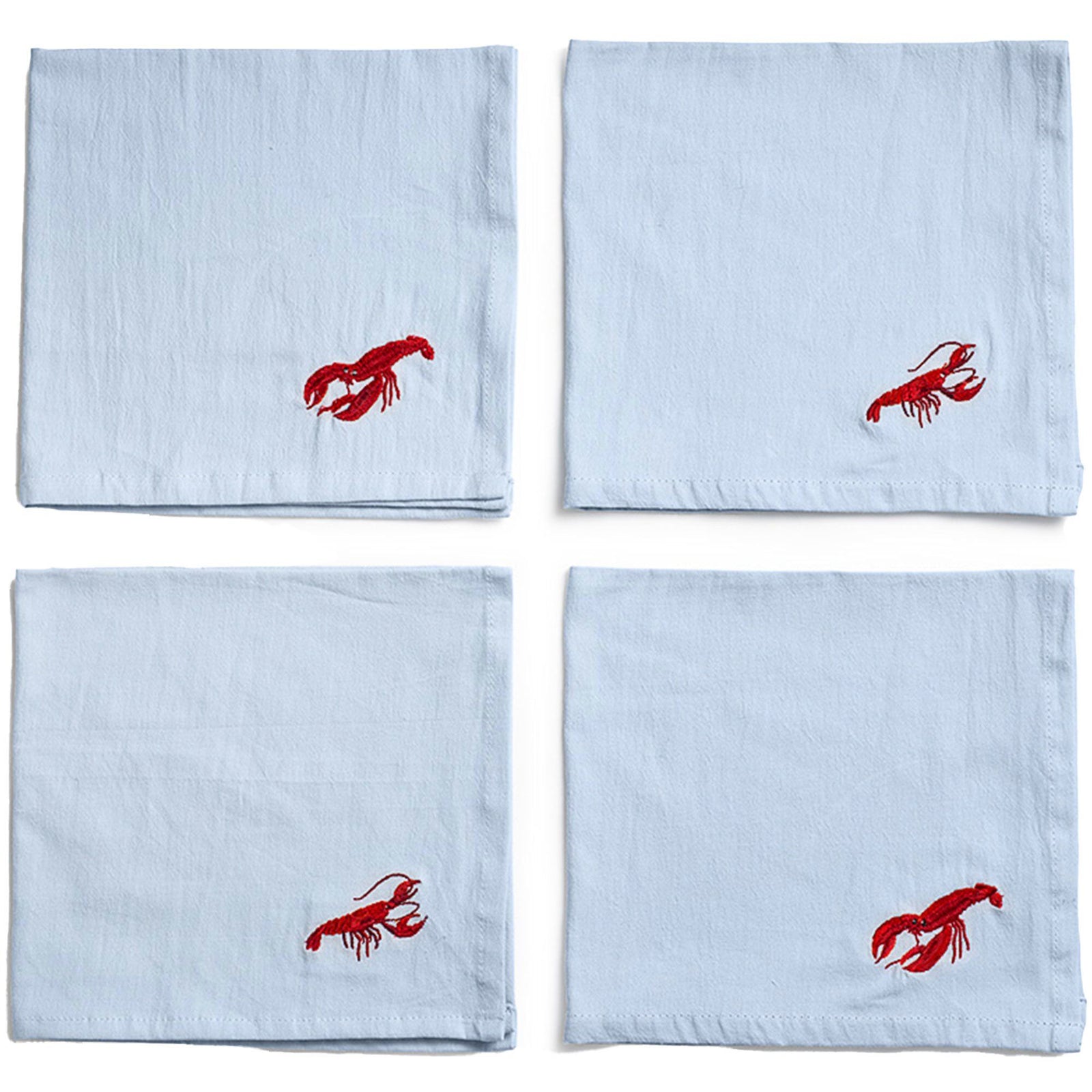 Midnatt Midnatt Krabbeservietter 40x40 cm 4-pak – close-up (Serviet)