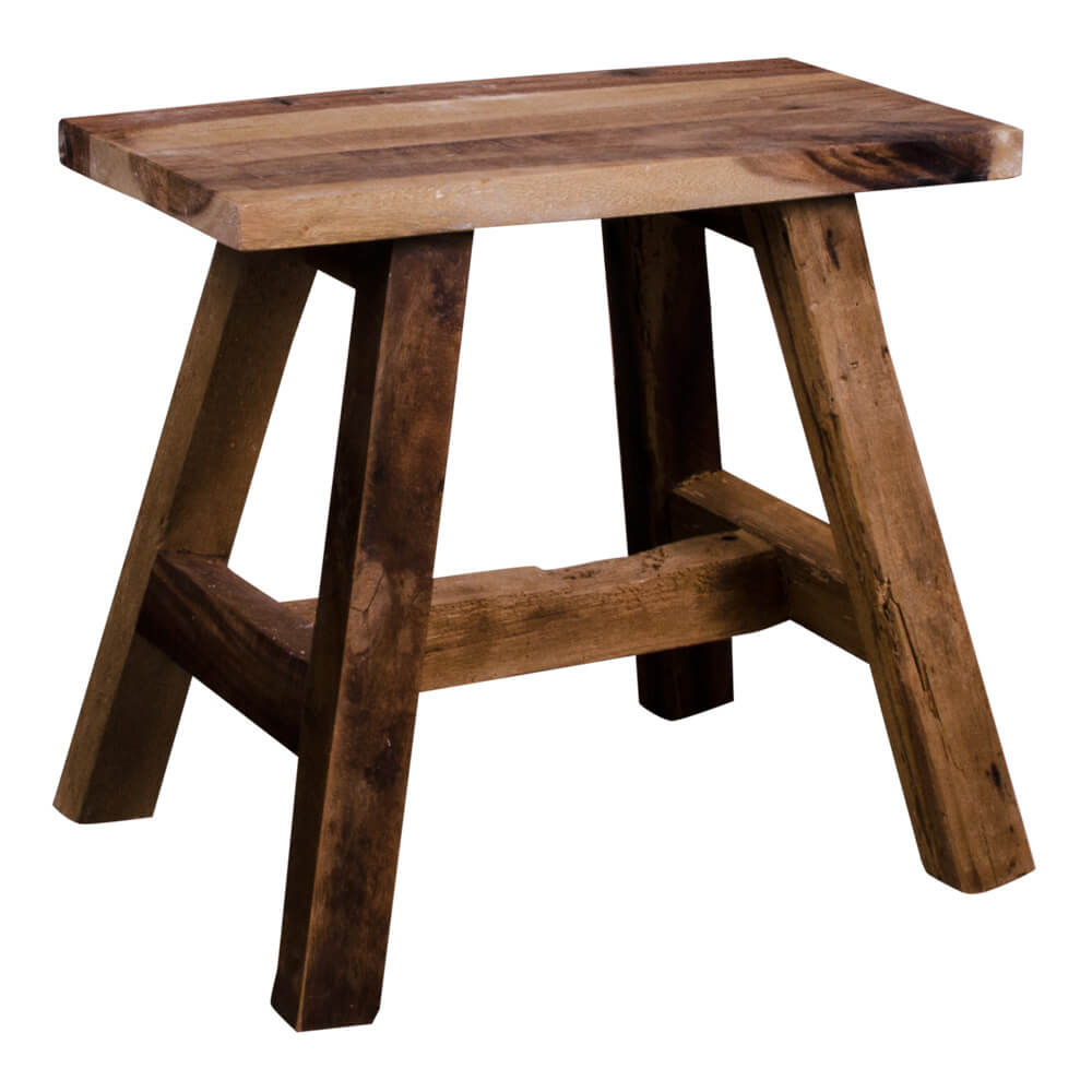 HOUSE NORDIC Barcelona Teak bænk genbrugs teaktræ 50x25