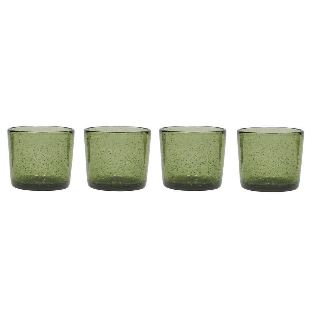 Oyoy living design Oyoy living design Kuki glas 4 stk, green ❤ vinkelbillede (Glas)