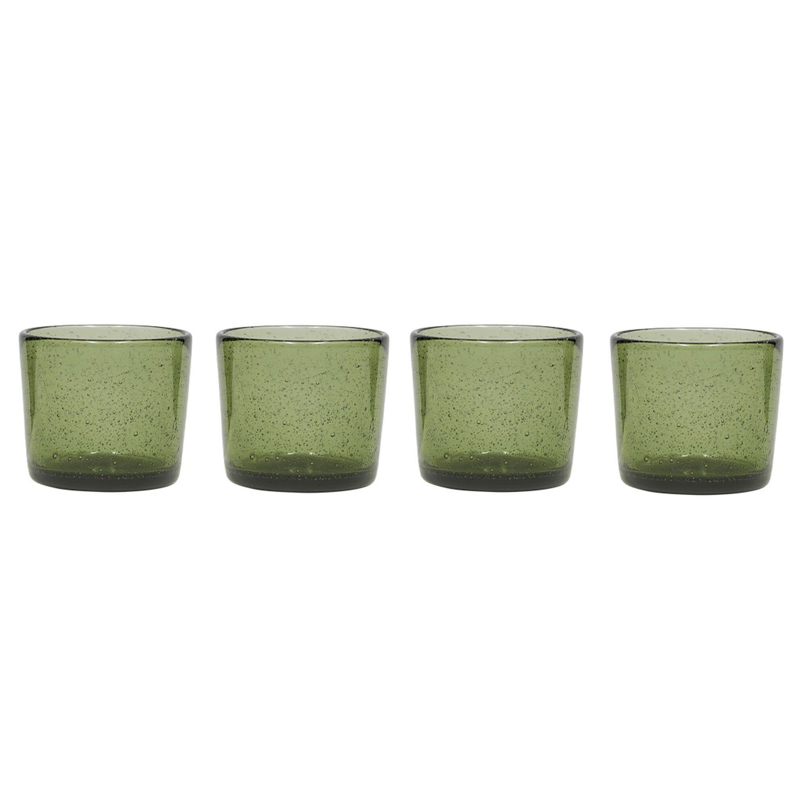 Oyoy living design Oyoy living design Kuki glas 4 stk, green ❤ vinkelbillede (Glas)