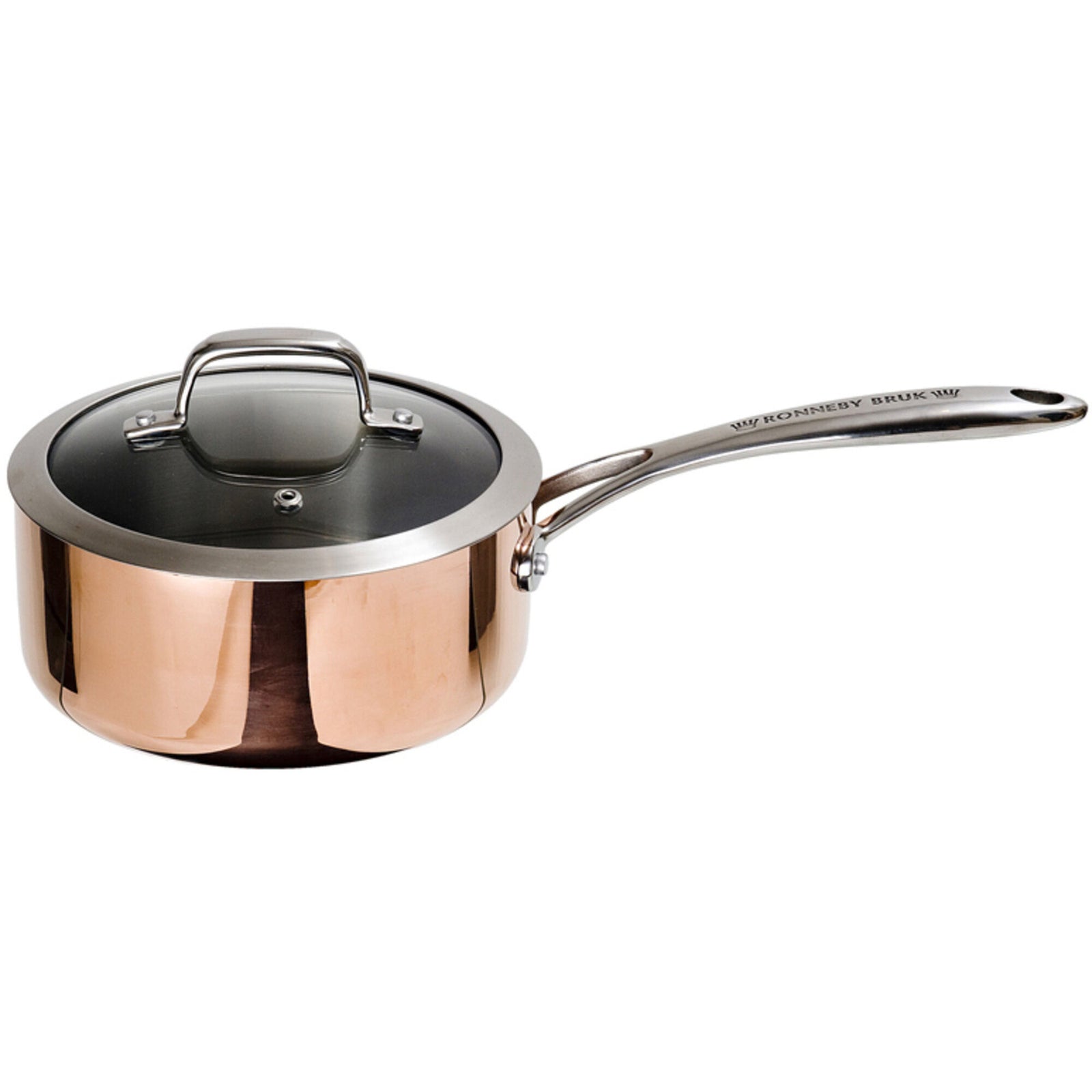 Ronneby bruk Ronneby bruk Maestro kobber kasserolle 2 liter – close-up (Kasserolle)