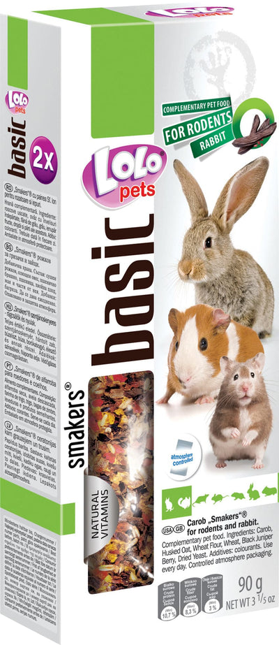 Lolo Pets - Carob Smakers t. Marsvin & Kanin ❤ Kæmpe udvalg i Lolo Pets ❤ Billig fragt og hurtig levering 2 - 5 hverdage - Varenummer: BGH-47763601752394 / Ean: '5904479711090 på lager - Udsalg på Best selling products Spar op til 62% - Over 1312 kendte brands på udsalg