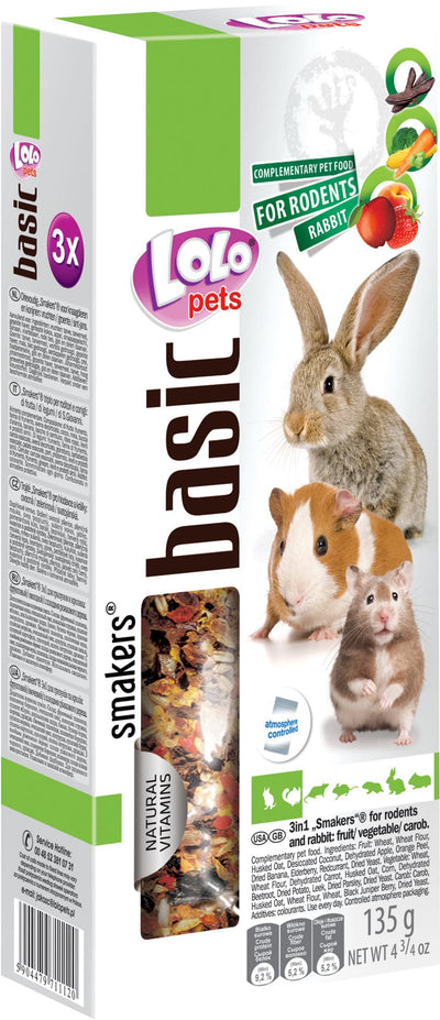 Lolo Pets - 3xfrøstænger, gnaver/Kanin, frugt/grønt ❤ Kæmpe udvalg i Lolo Pets ❤ Billig fragt og hurtig levering 2 - 5 hverdage - Varenummer: BGH-47763602080074 / Ean: '5904479711120 på lager - Udsalg på Best selling products Spar op til 58% - Over 1312 kendte brands på udsalg
