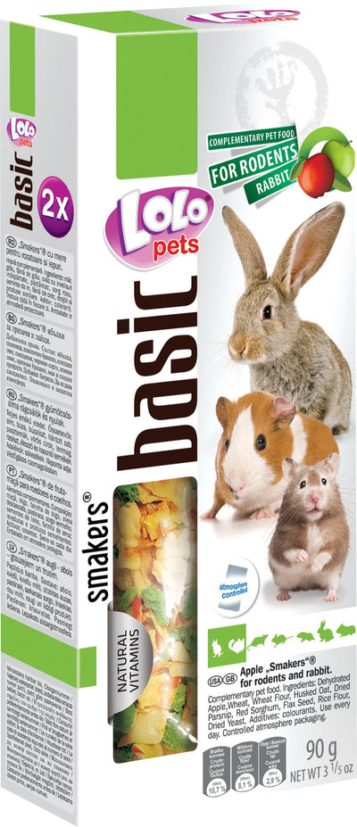 Lolo Pets - 2 stk. frøstænger, gnaver/Kanin, æble ❤ Kæmpe udvalg i Lolo Pets ❤ Billig fragt og hurtig levering 2 - 5 hverdage - Varenummer: BGH-47763602145610 / Ean: '5904479711144 på lager - Udsalg på Alle produkter (Lagerbeholdning er større end 1) Spar op til 56% - Over 1312 kendte brands på udsalg